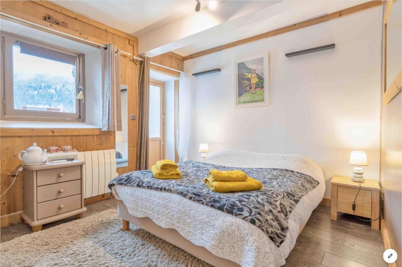 סן-ג'רבה-לה-באן Chambre Independante Avec Salle De Bain Independante Au Rdc D Un Chalet A 25 Kms Chamonix מראה חיצוני תמונה