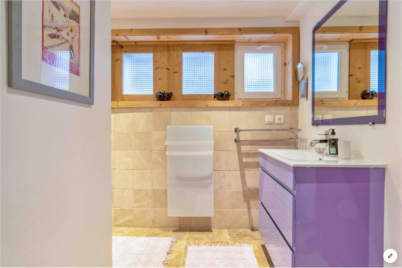 סן-ג'רבה-לה-באן Chambre Independante Avec Salle De Bain Independante Au Rdc D Un Chalet A 25 Kms Chamonix מראה חיצוני תמונה