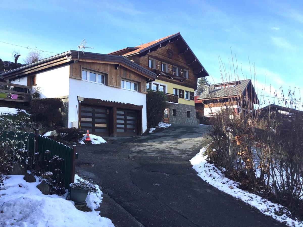 סן-ג'רבה-לה-באן Chambre Independante Avec Salle De Bain Independante Au Rdc D Un Chalet A 25 Kms Chamonix מראה חיצוני תמונה